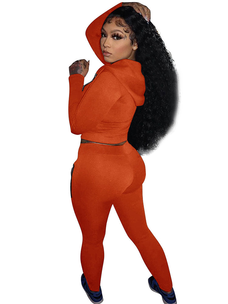Two Piece Hoodie & Bodycon Pants