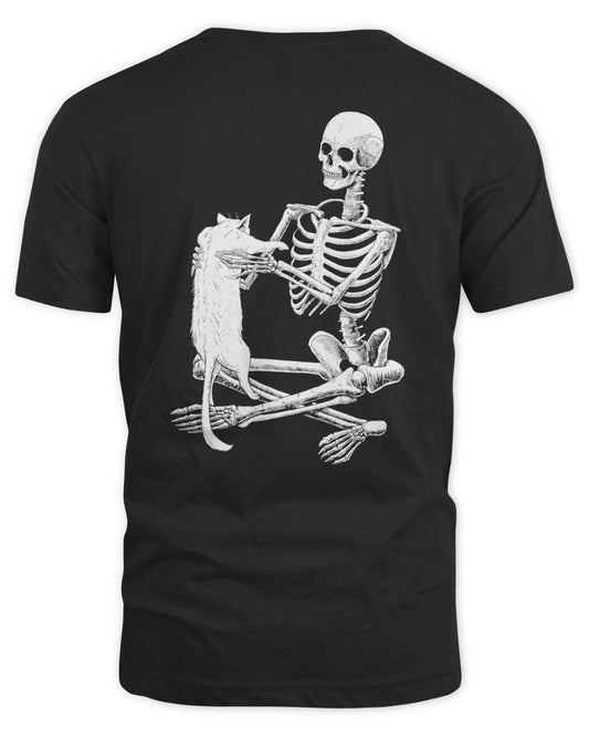 (Back) Skeleton And A Cat
