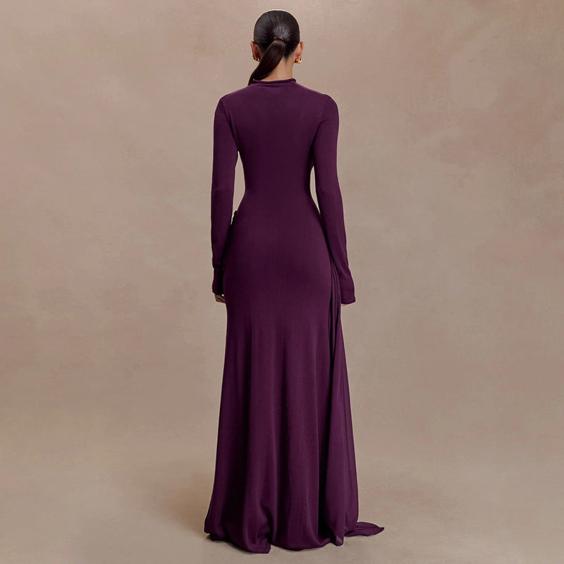 Belted A-Line Dress