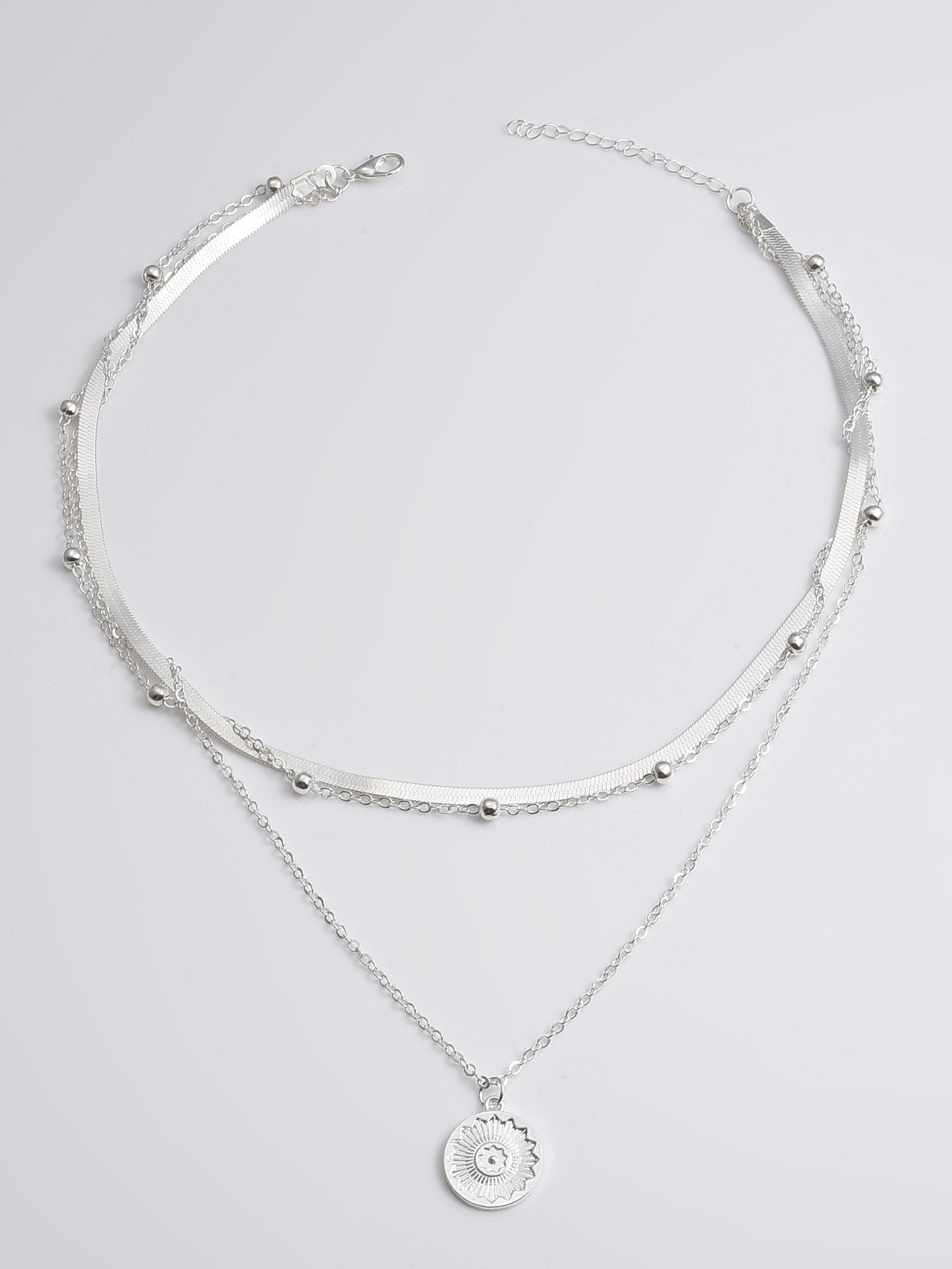Multi-layered Pendant Necklace