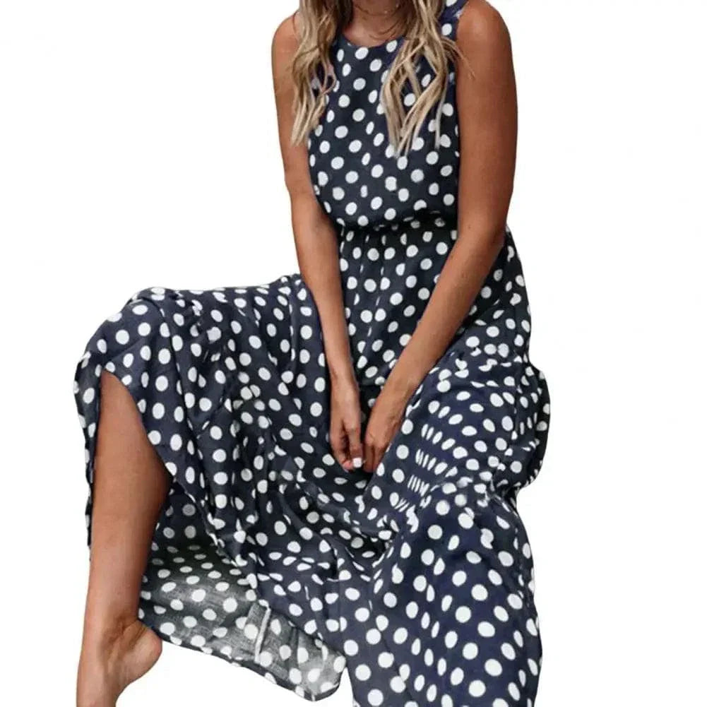 Stylish Sleeveless High Waist Dress