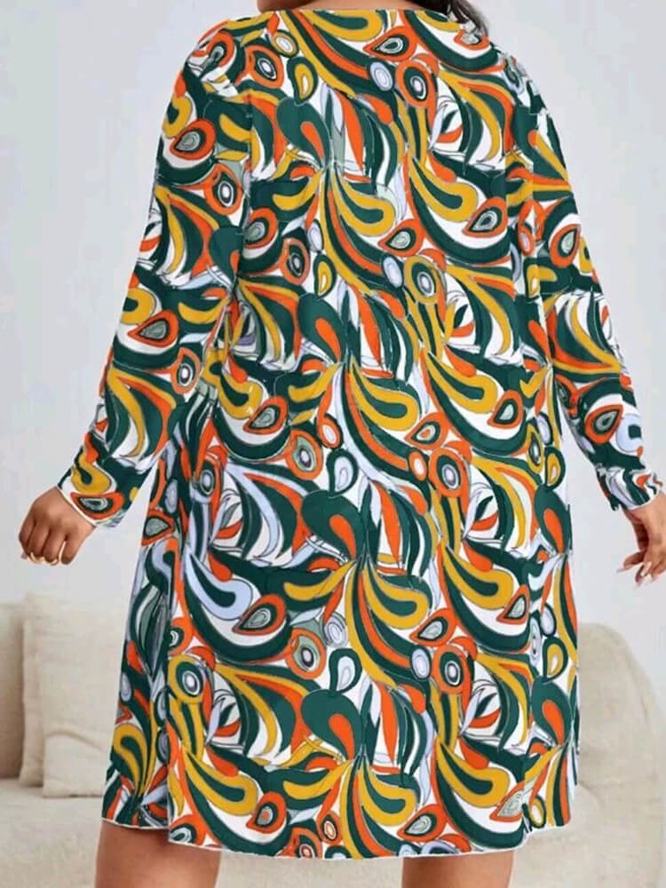 Plus Size Three Piece Floral Print Short Sets
