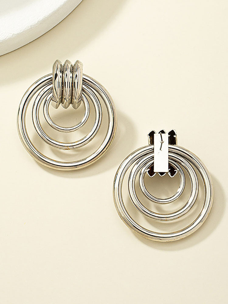 Hollow Out Geometric Earrings