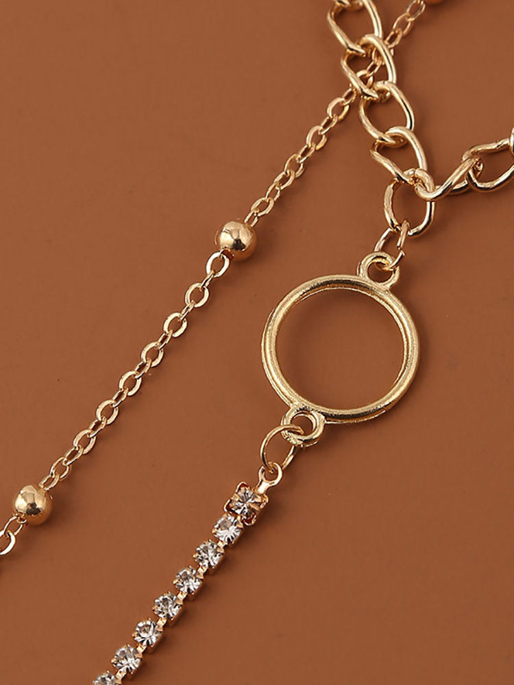 Minimalist Crystal Patchwork Body Jewelry