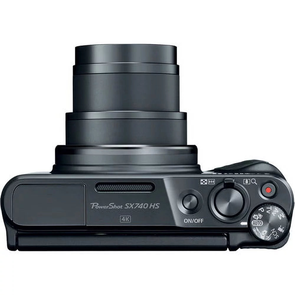 Powershot SX740 HS Digital Camera | Black & New | Imported Model | USA Adapter Included