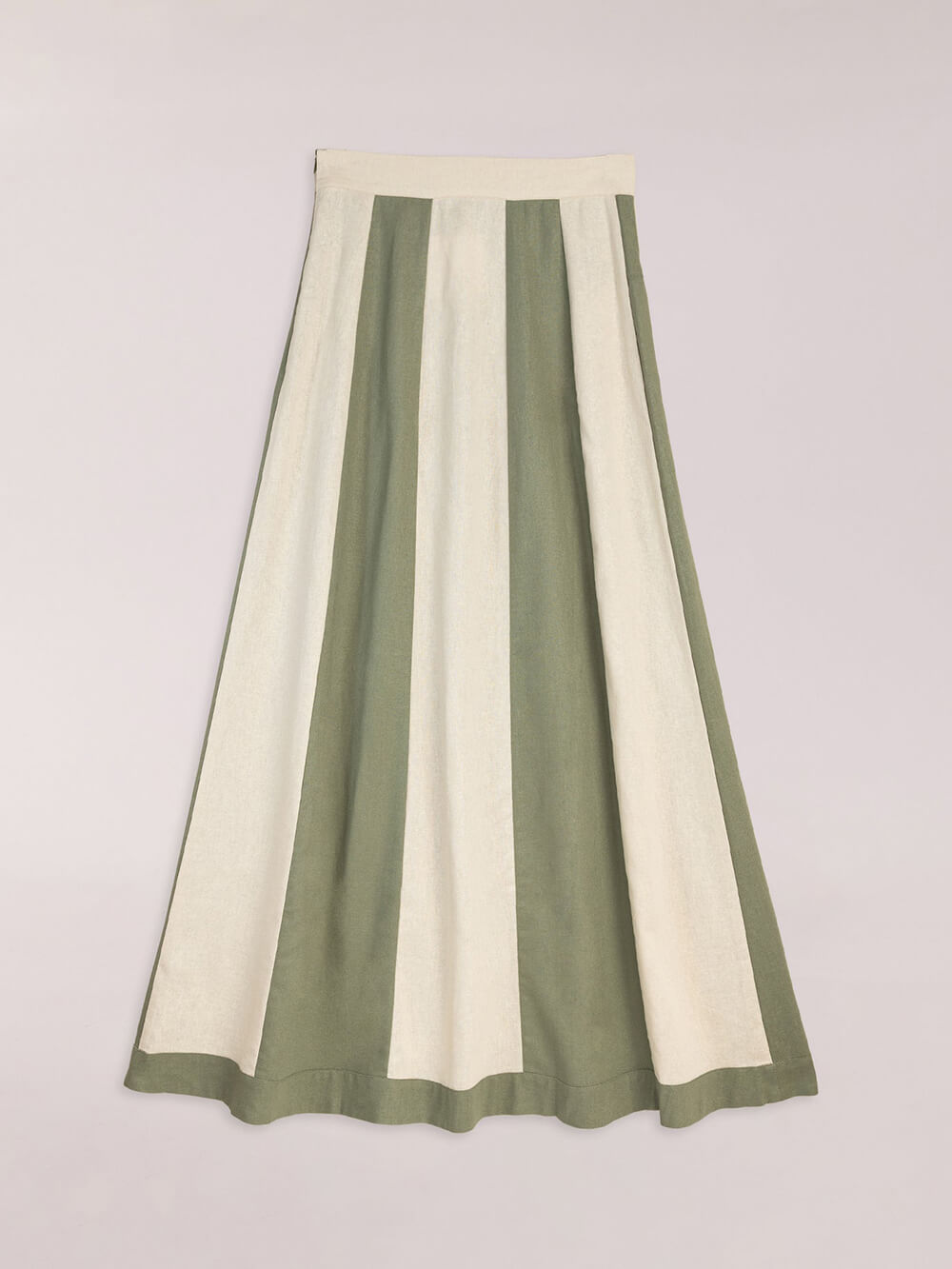 Color Block Patchwork Skirt