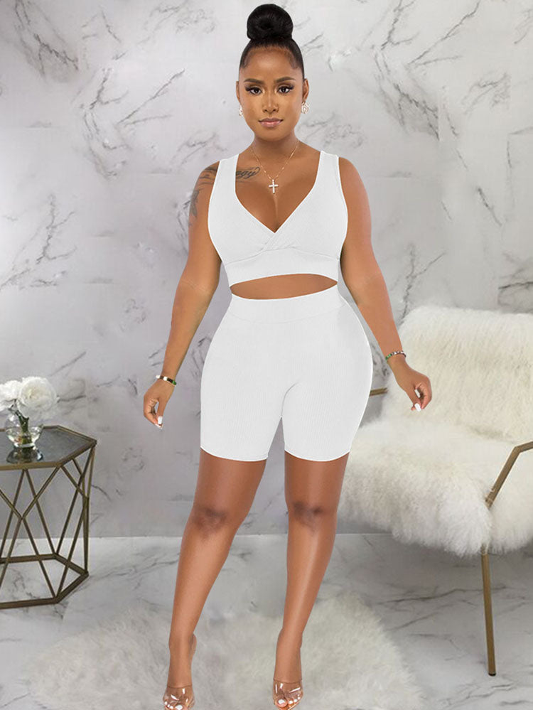 Two Piece Tank Tops & Short Pants