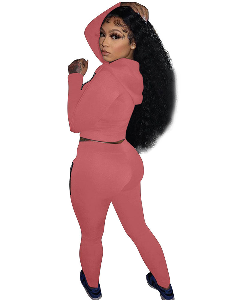 Two Piece Hoodie & Bodycon Pants