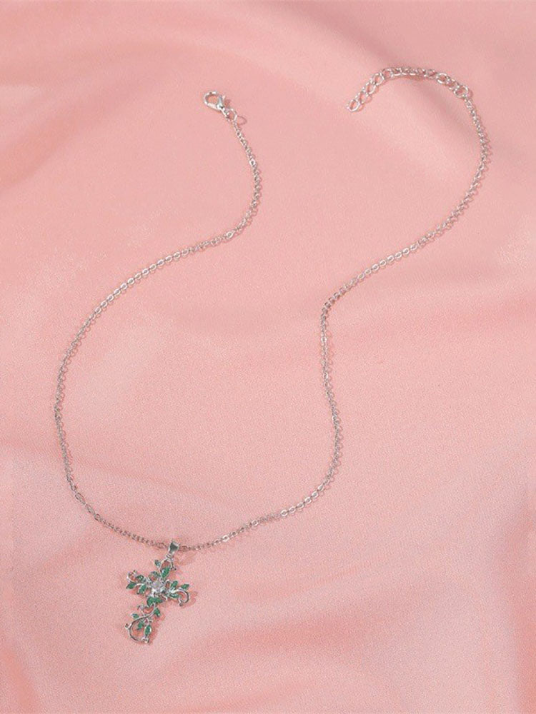 Flower Pendant Chain Necklaces
