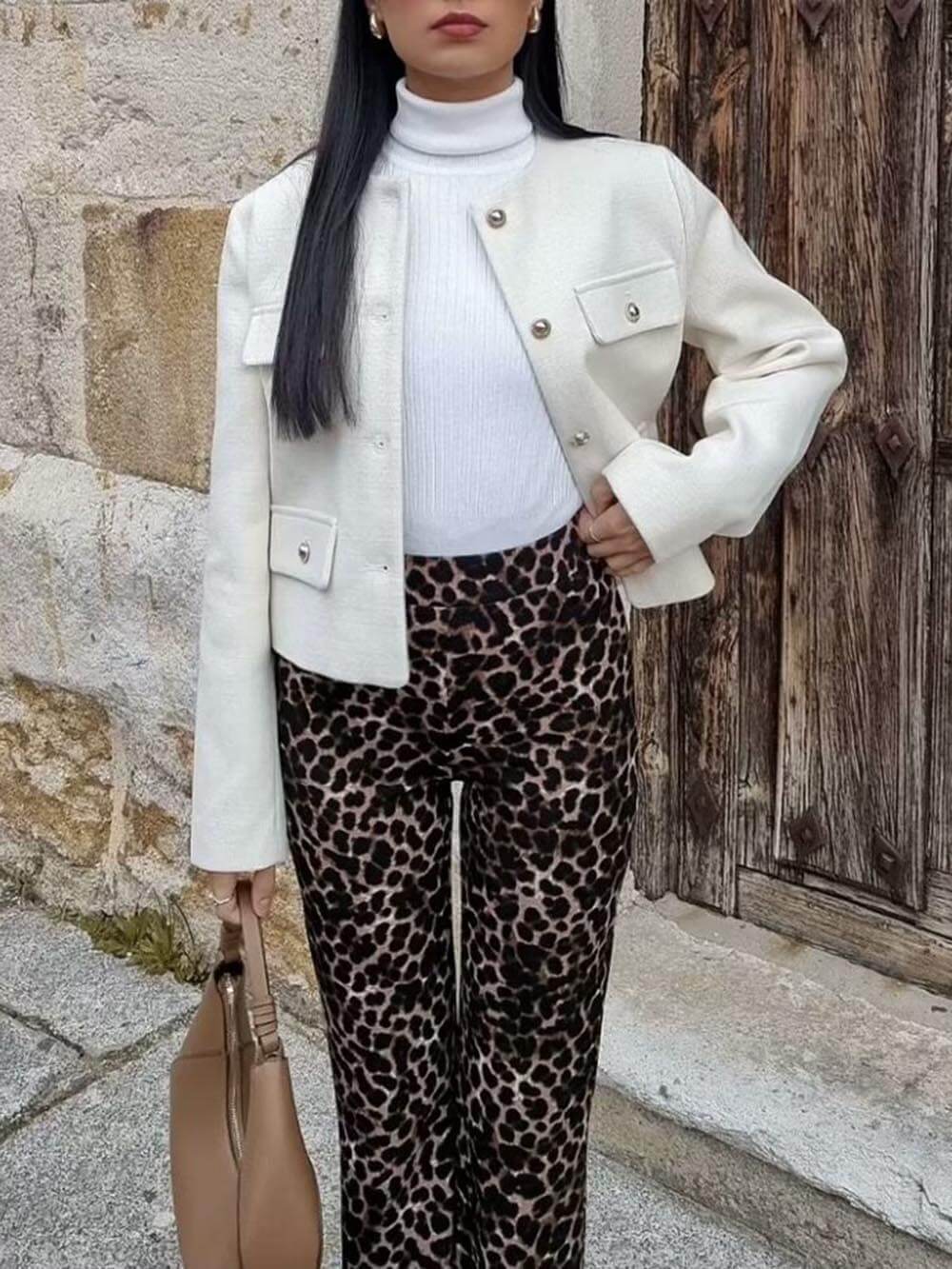 Chanel Style Button Short Suit Jacket