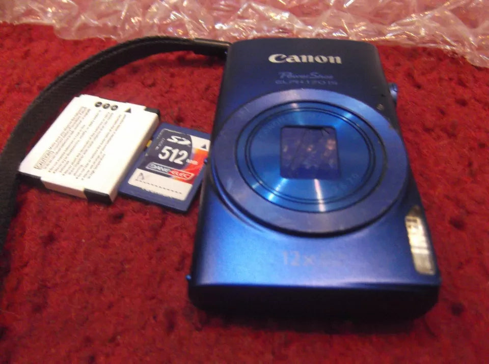 Canon PowerShot ELPH 170 IS 20.0MP 12x Digital Camera - Blue