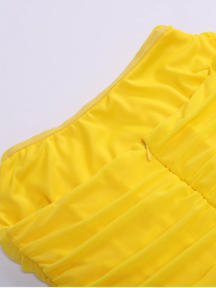 Strapless Corset Boned Bodycon Mini Dress