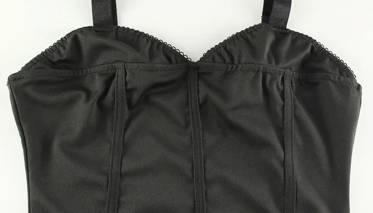 Elegant Black Square-Neck Mermaid Maxi Dress