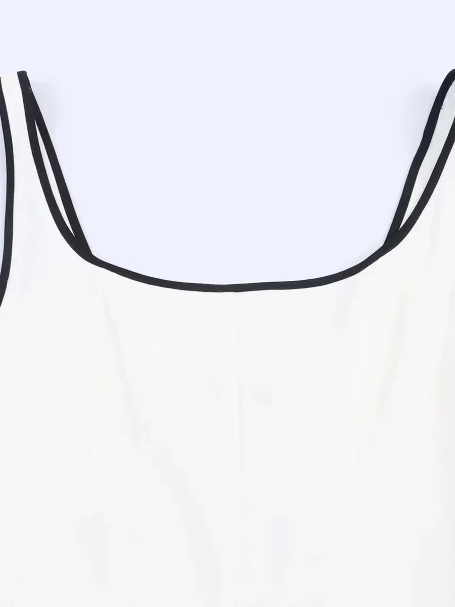 White Minimalist Maxi Dress | Effortless Summer Outfit