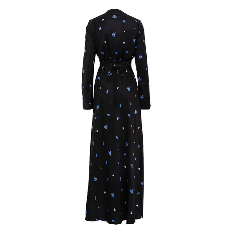 V-Neck Satin A-Line Dress | The Seraphina Dress