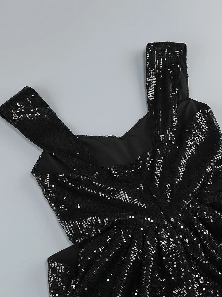 Sequined 3D Flower Gown | The Enchantress Gown