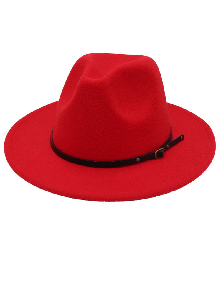 Woolen Retro Fedora Hat