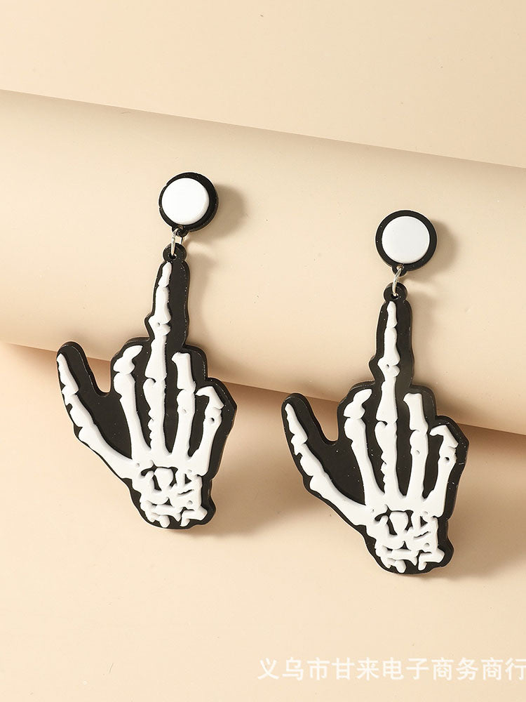 Halloween Cartoon Ghost Earrings