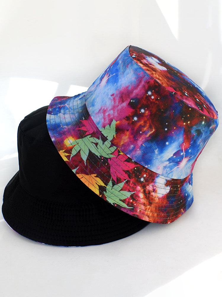 Tie Dyed Print Double Sided Bucket Hat