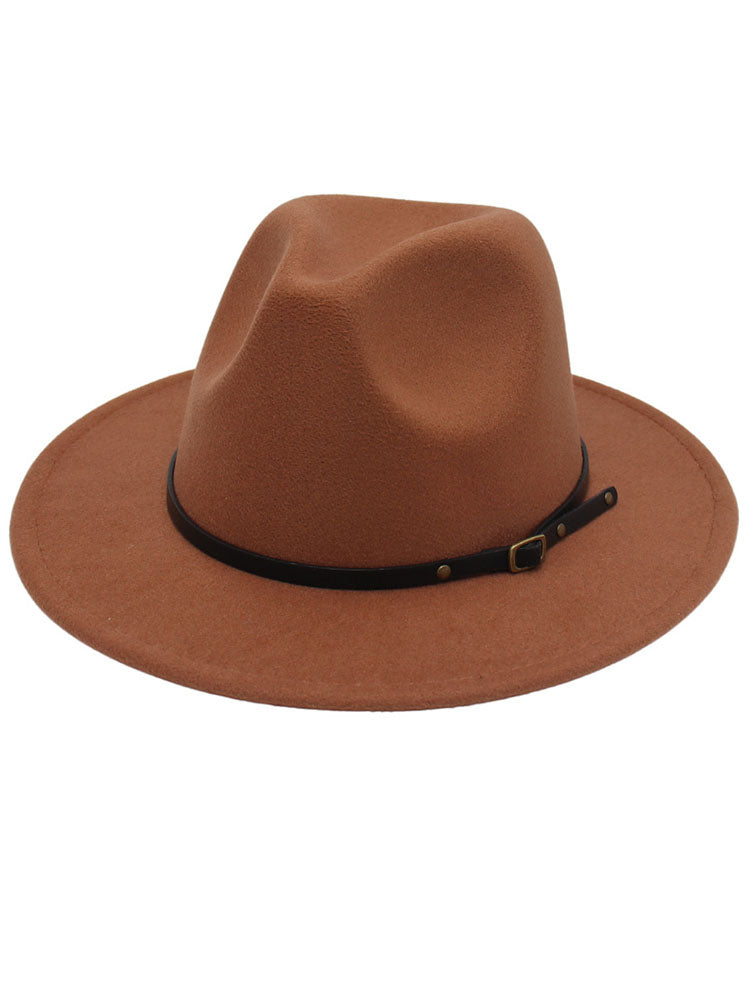Woolen Retro Fedora Hat