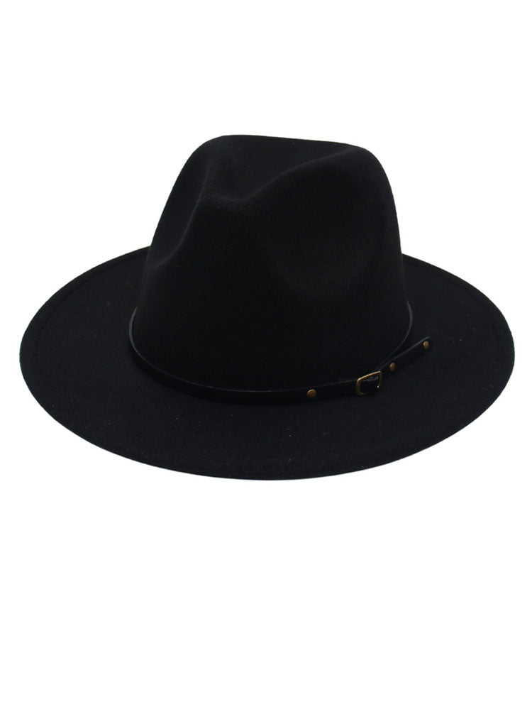 Woolen Retro Fedora Hat