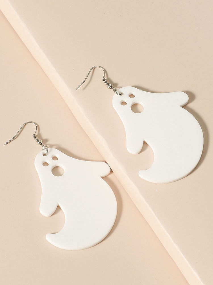 Halloween Cartoon Ghost Earrings