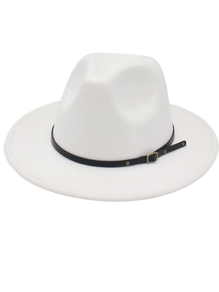Woolen Retro Fedora Hat