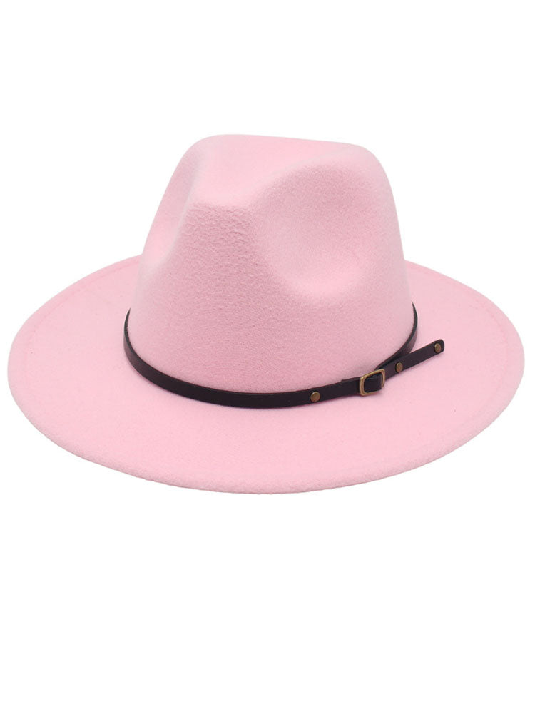 Woolen Retro Fedora Hat