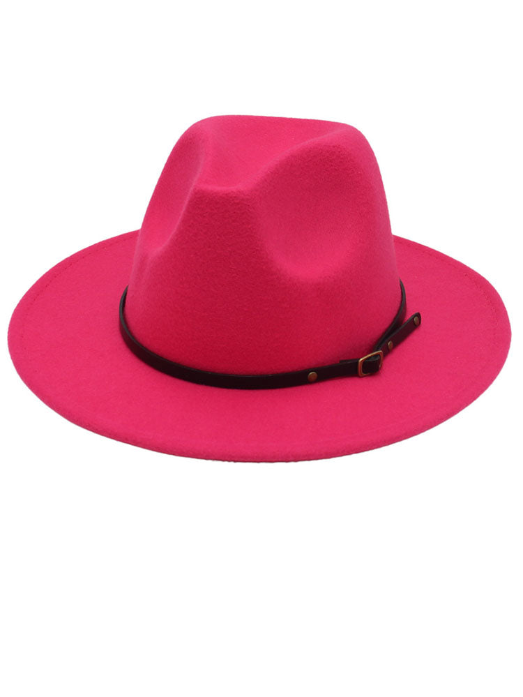 Woolen Retro Fedora Hat