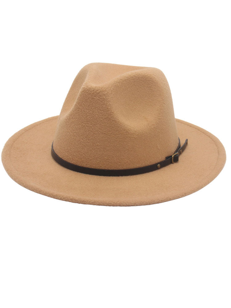 Woolen Retro Fedora Hat