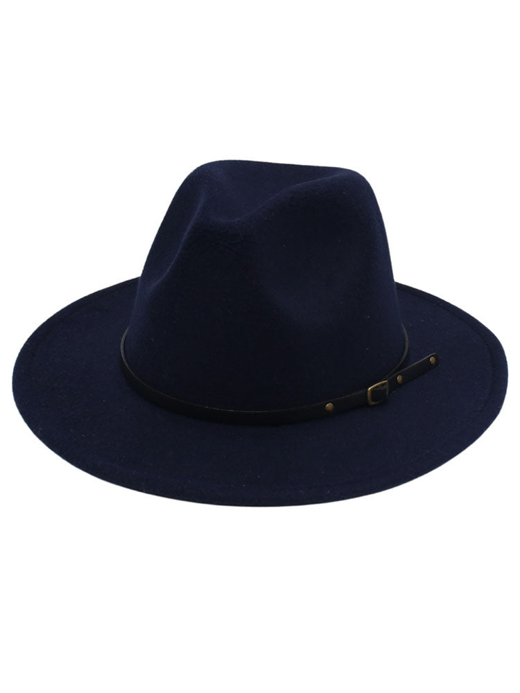 Woolen Retro Fedora Hat