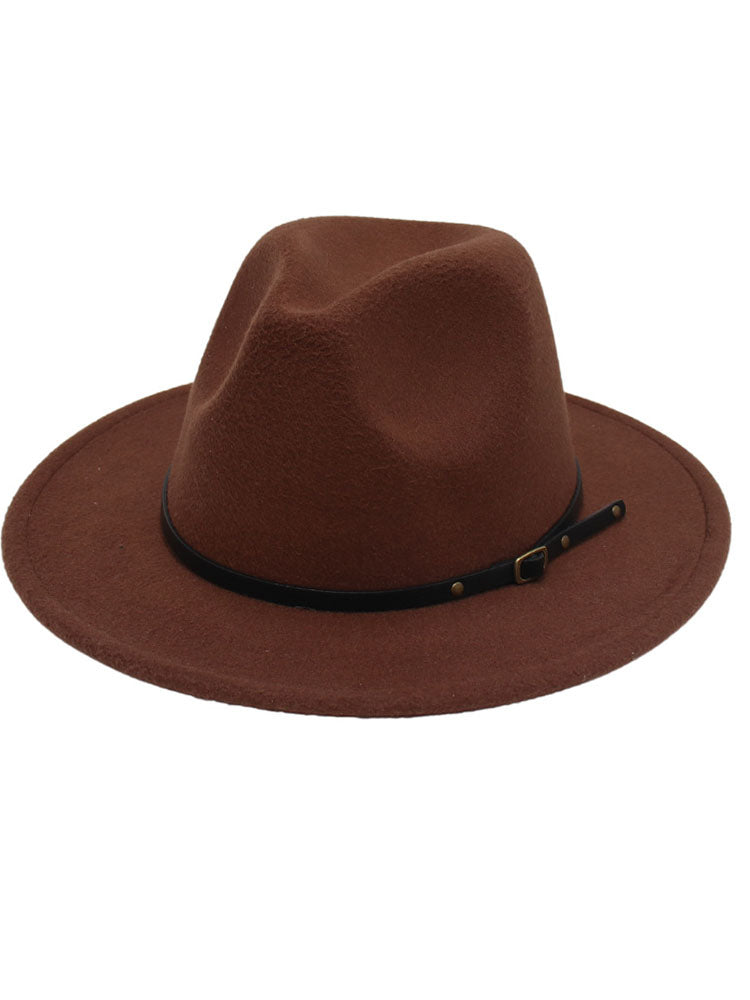 Woolen Retro Fedora Hat