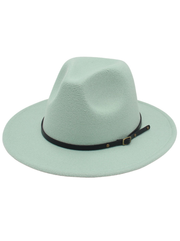 Woolen Retro Fedora Hat
