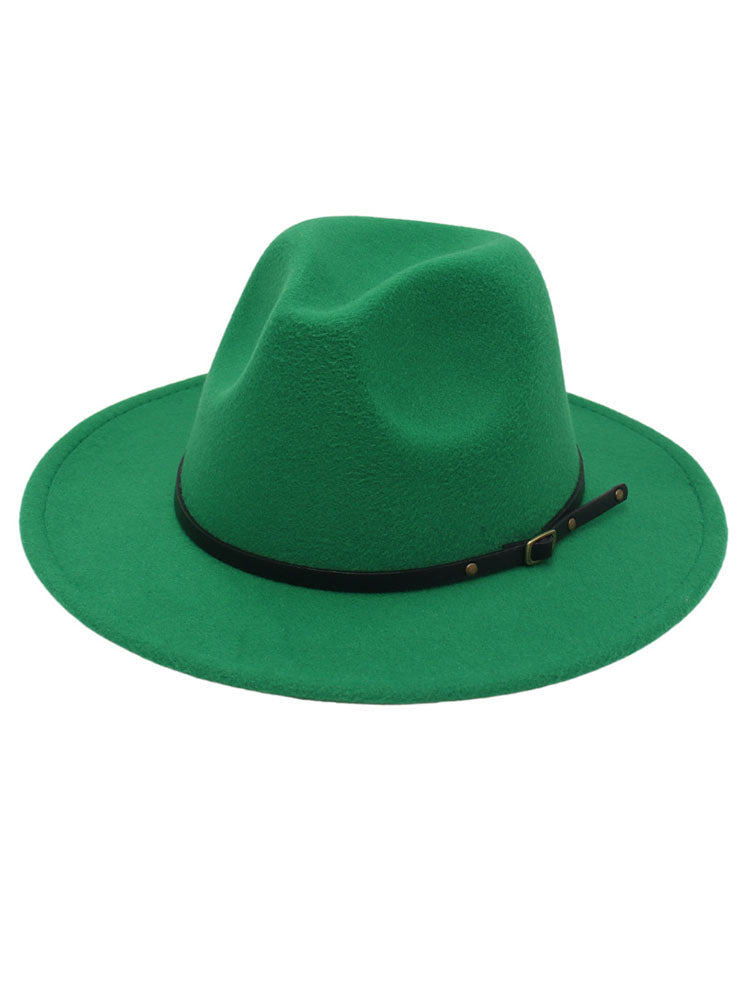 Woolen Retro Fedora Hat