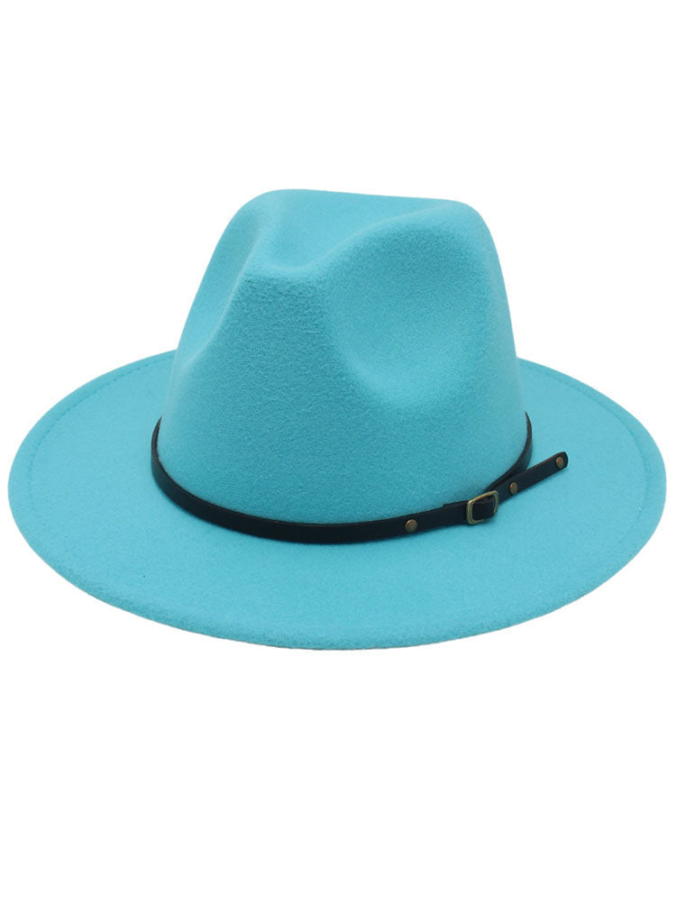 Woolen Retro Fedora Hat