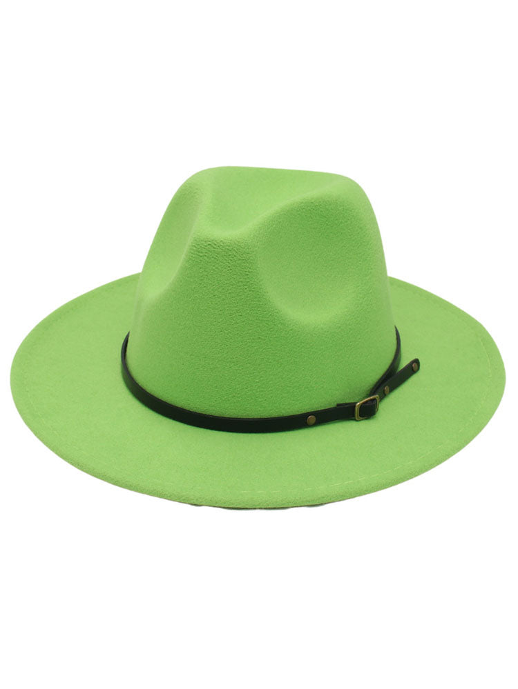 Woolen Retro Fedora Hat