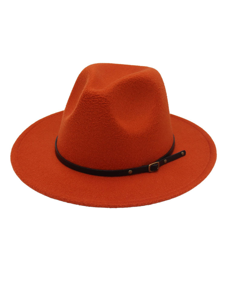 Woolen Retro Fedora Hat