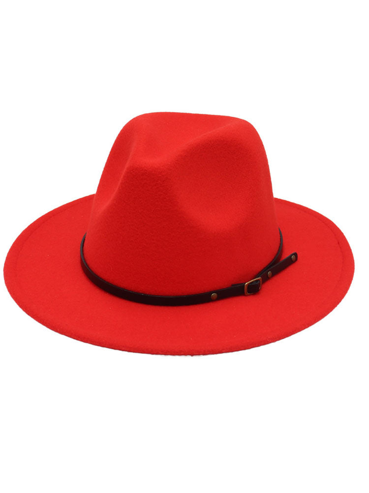 Woolen Retro Fedora Hat