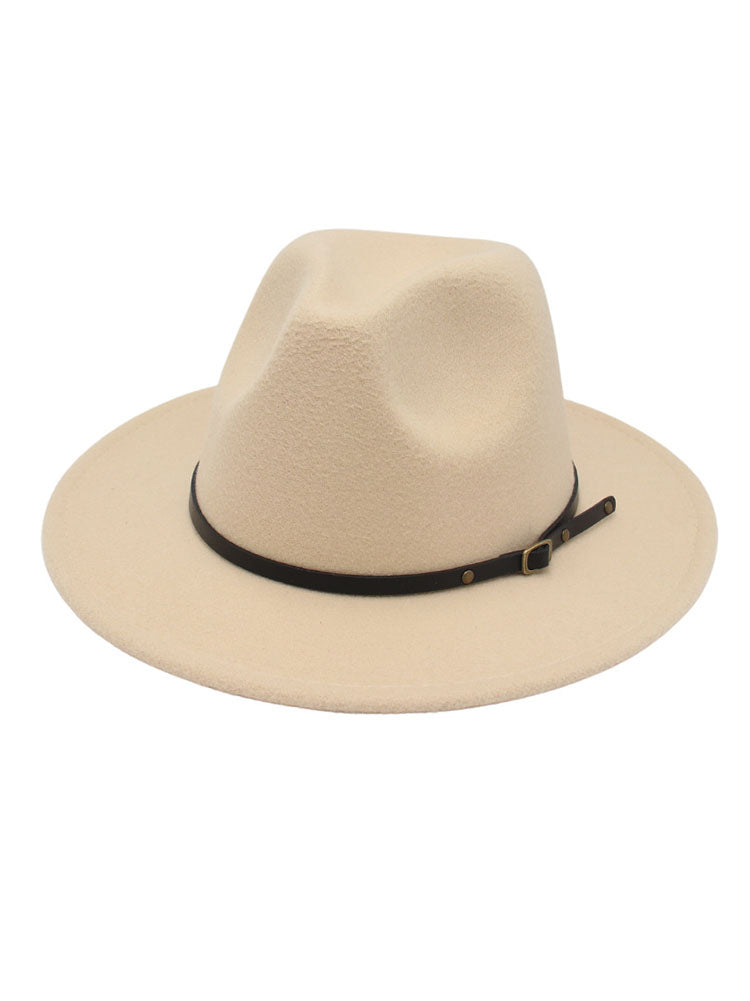 Woolen Retro Fedora Hat