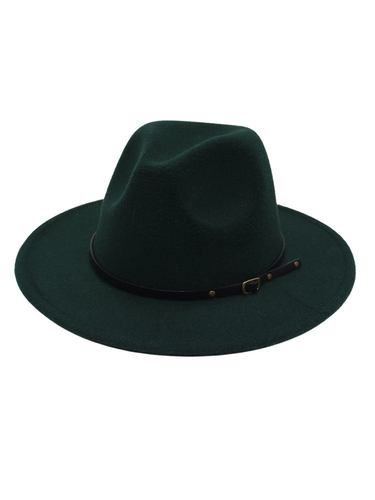 Woolen Retro Fedora Hat