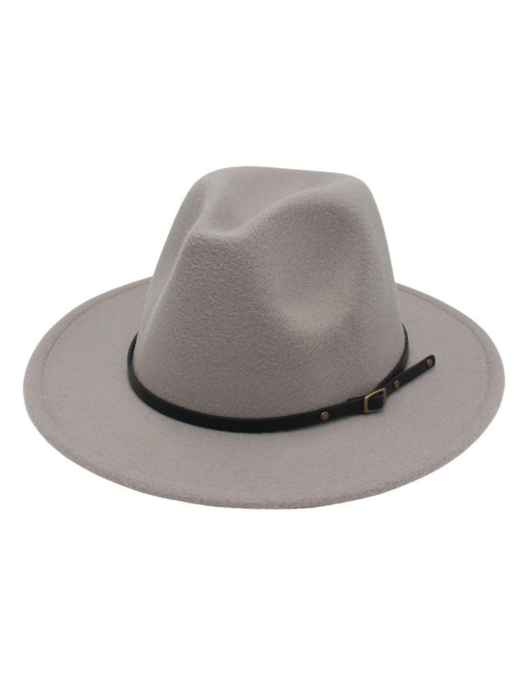Woolen Retro Fedora Hat