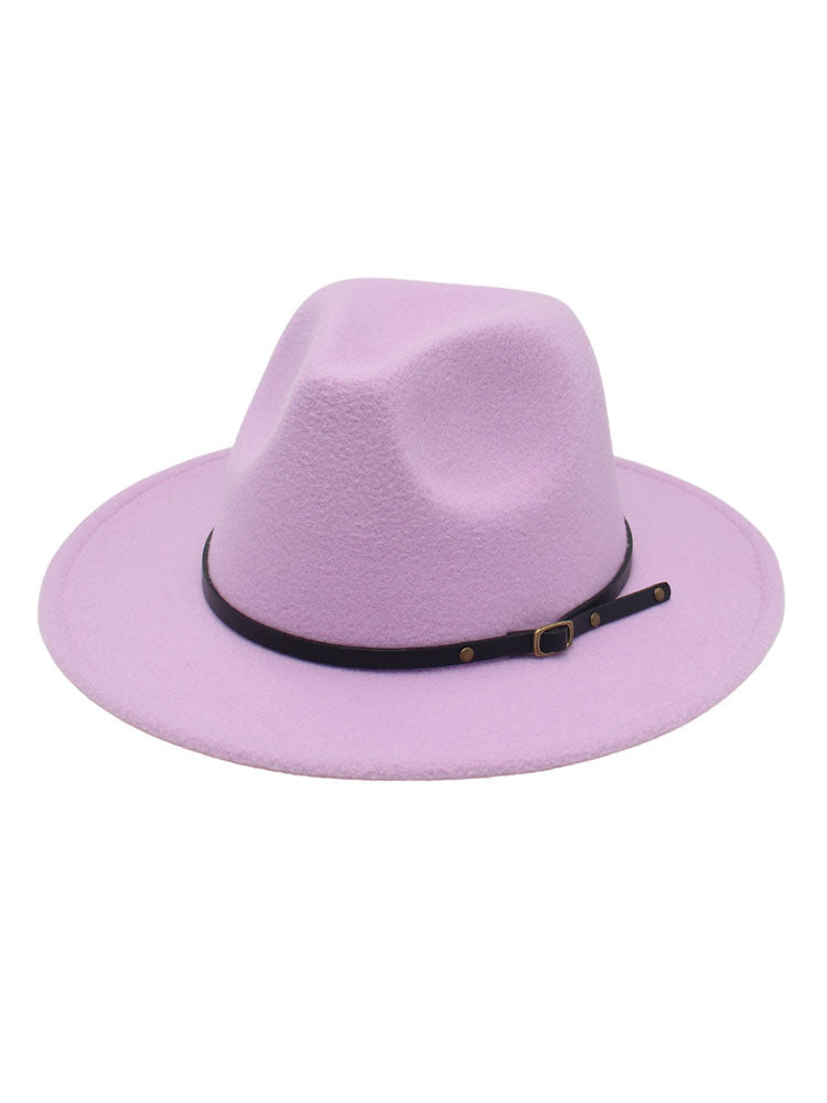 Woolen Retro Fedora Hat