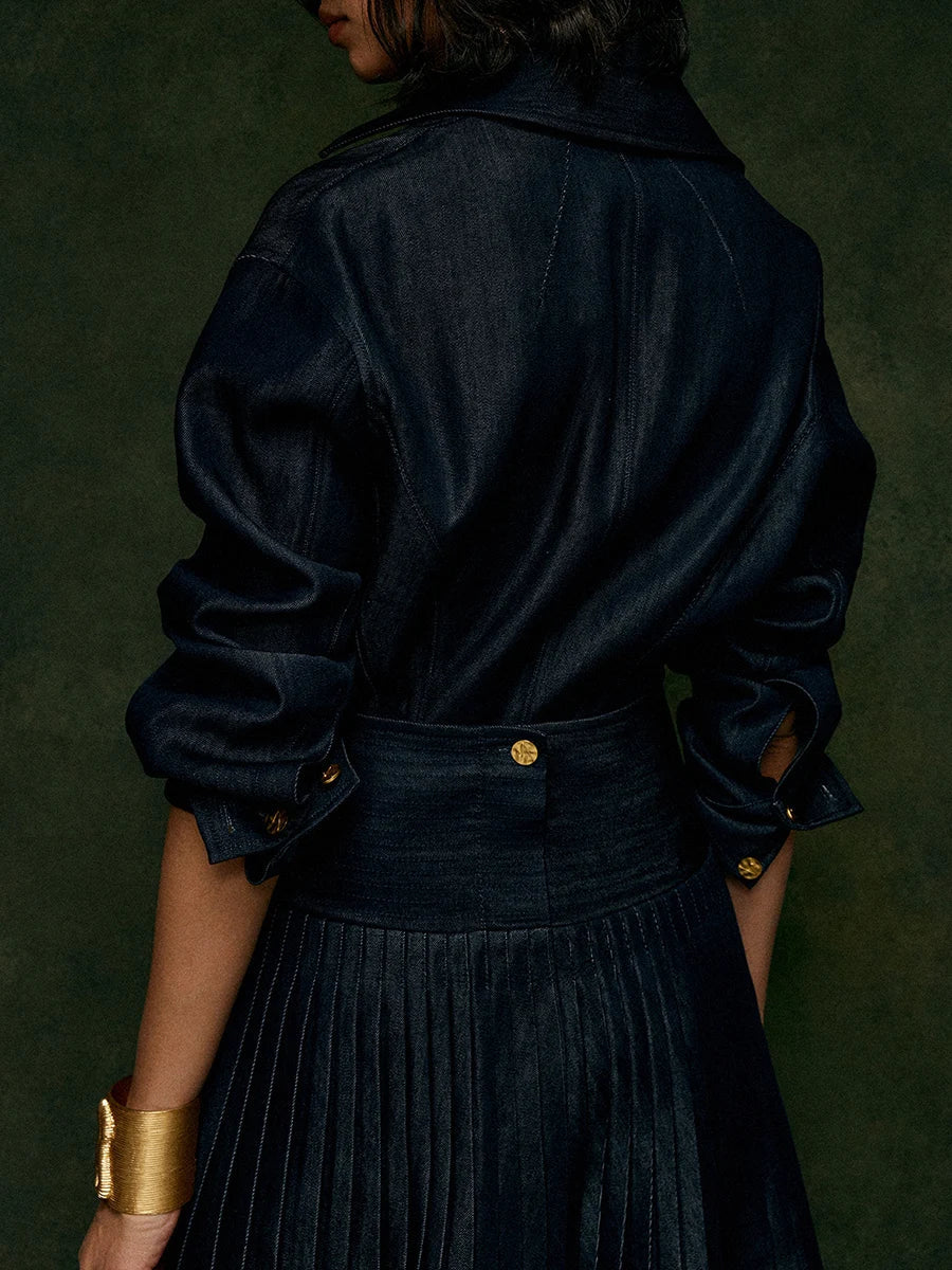 Casual Woven Two-Piece Set | Blue