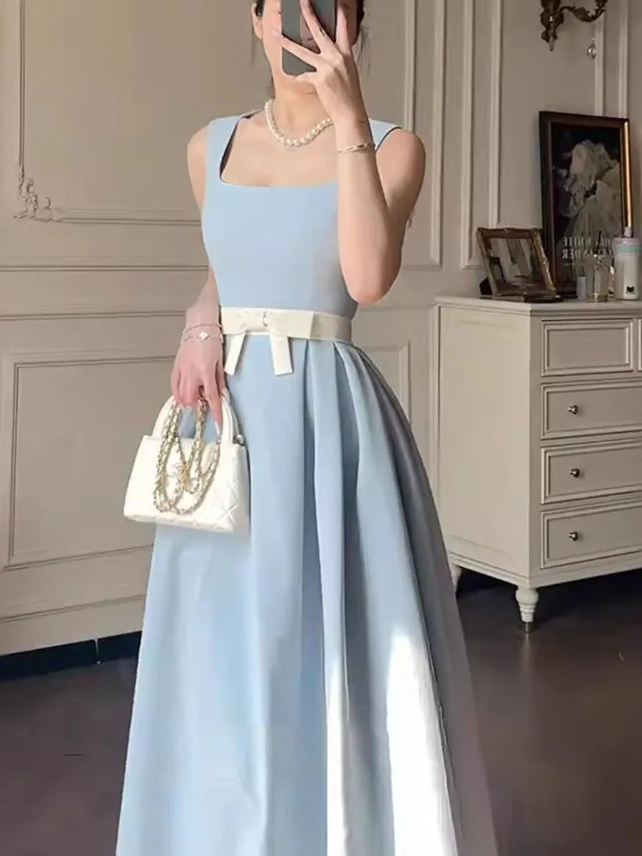 Women's Vintage Strapless A-Line Knee-Length Dress