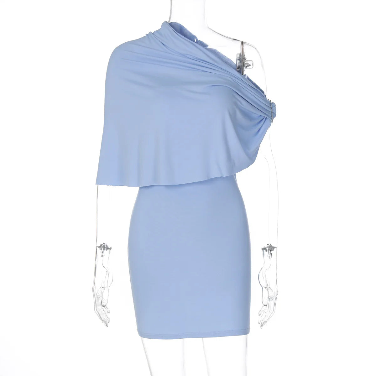 Light blue dress on a mannequin 