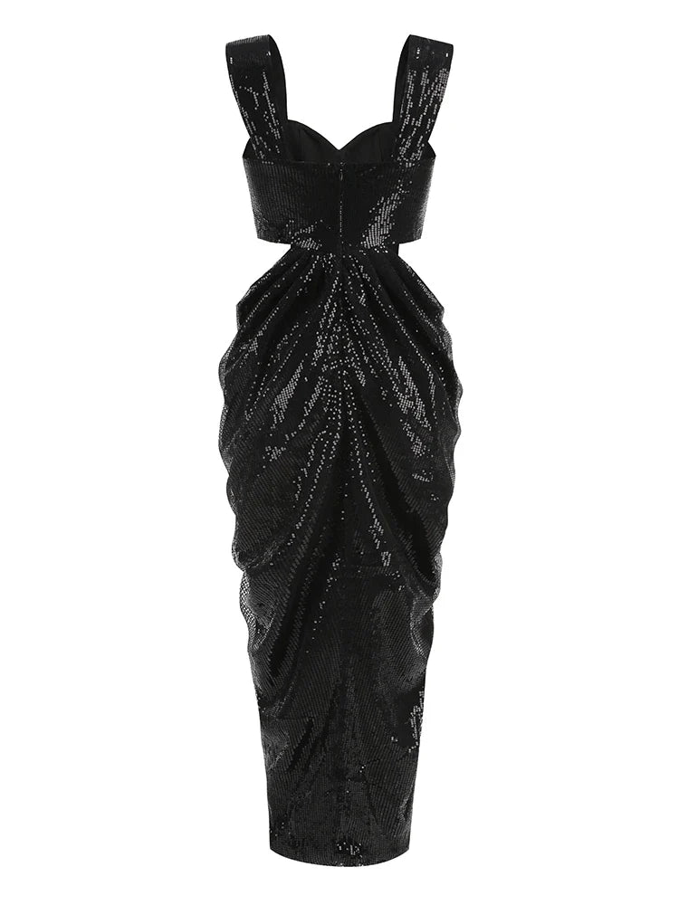 Sequined 3D Flower Gown | The Enchantress Gown