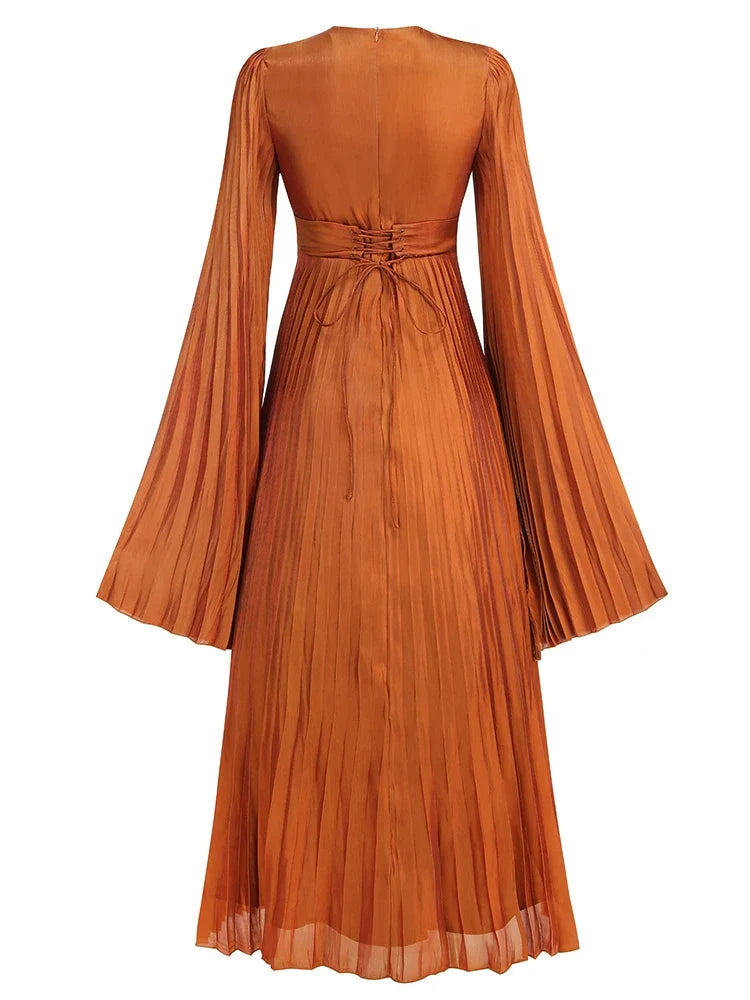 Lace-Up Batwing Gown | The Venus Gown