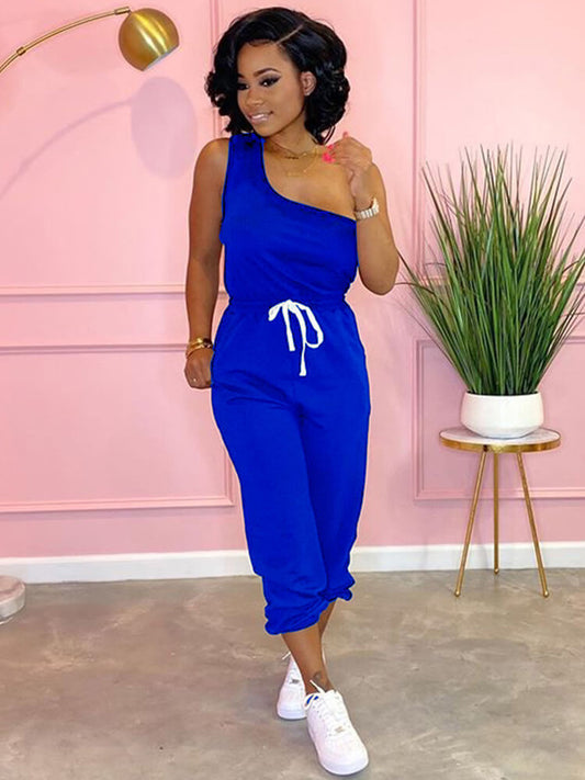 Two Piece Off Shoulder Tops+Long Pants Sets