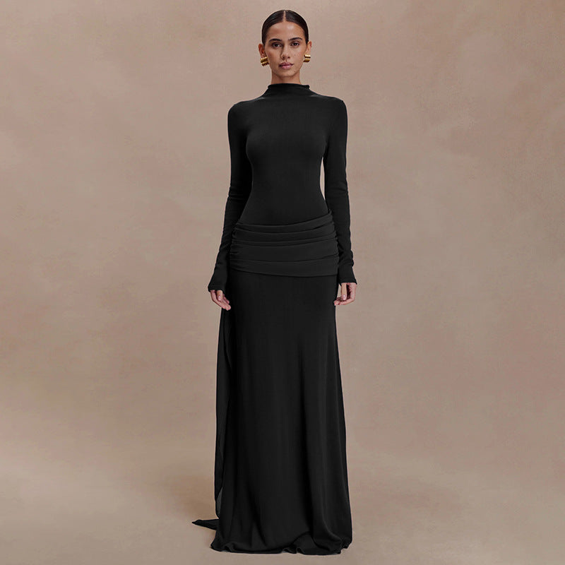 Belted A-Line Dress