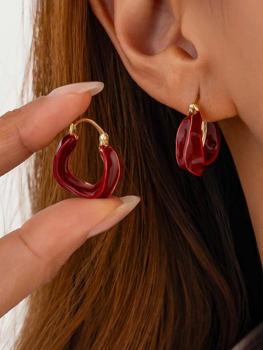 Geometric Twist Earrings